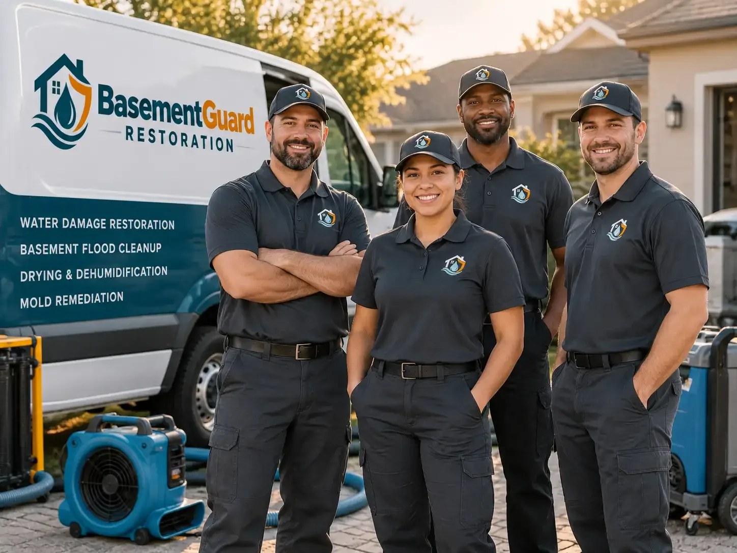 Basement Water Damage Restoration company in Poy Sippi, WI